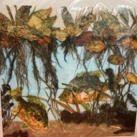 Hanging Garden Shellcrackers $95 by Fred Fisher