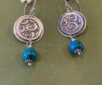 Printemp Disc Earrings SP-25-011 by Starr Payne